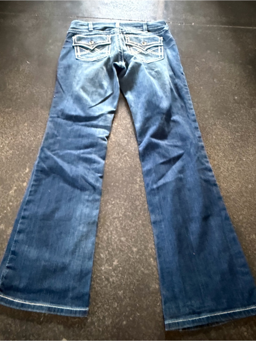 Ariat REAL Denim Womens Bootcut Jeans Size 31L Blue Mid Rise Western - Picture 11 of 12
